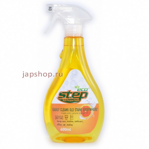 Eco Step Универсальное жидкое чистящее средство для дома с апельсиновым маслом, 600 мл (8809369581098)
