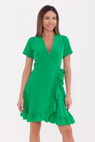 Платье 820 Яблоко\Ярко-зеленый