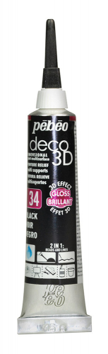 Краски акриловые PEBEO контур deco3D №2 20 мл