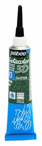PEBEO Контур по ткани с микро-глиттером Setacolor 3D 20 мл