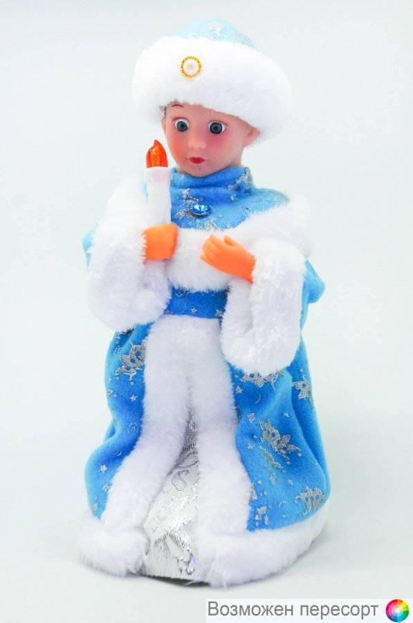 интерактивная музыкальная игрушка снегурочка. музыкальная снегурочка с фонариком. снегурочка музыкальная. фигурка snowmen снегурочка 40 см. 30см s0095.