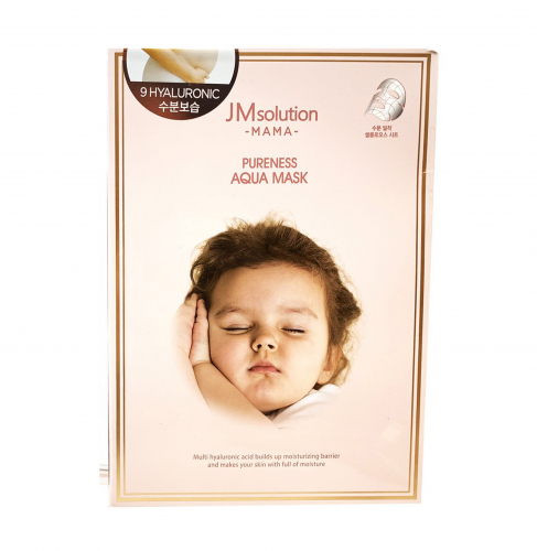 НАБОР Гипоалергенная увлажняющая тканевая маска  JMSolution Mama Pureness Aqua Mask 10шт