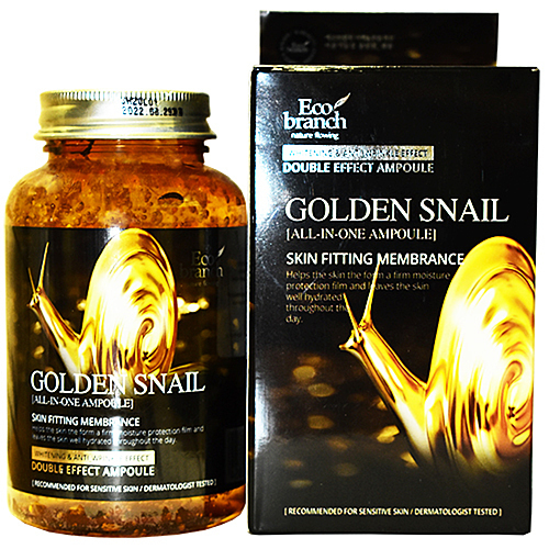 Ампульная сыворотка с экстрактом улитки и золотом Eco Branch Golden Snail All-In-One Ampoule 250 мл