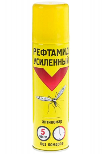 Аэрозоль усиленный от комаров Антикомар 150 мл - Рефтамид