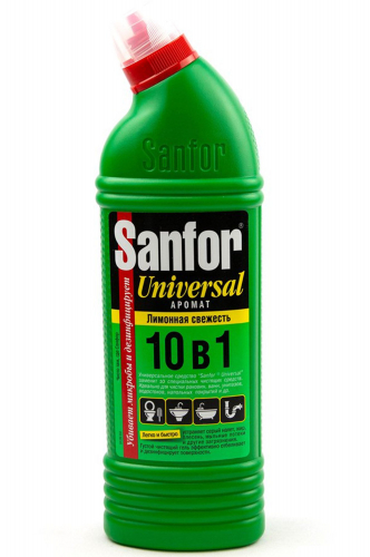 Средство чистящее  Universal 10 в 1 лимонная свежесть 750 мл - Sanfor