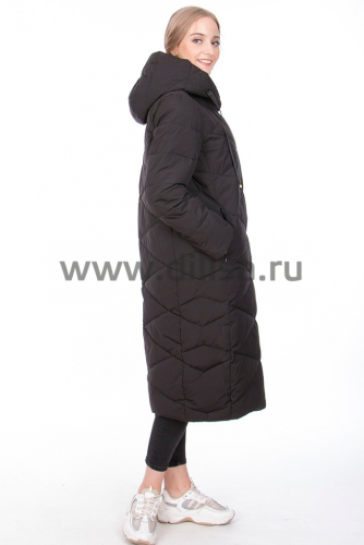 Пальто Towmy 2365_Р (Черный/Желтый 003)
