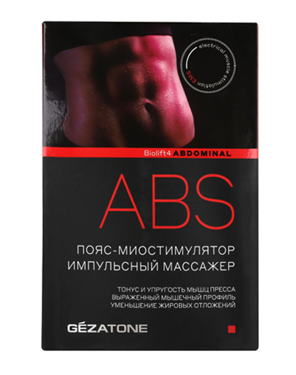Ст.цена 2 450,00руб. Biolift4 Abdominal M10 Прибор по уходу и массажа за телом Gezatone
