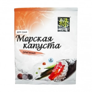 Морская капуста для роллов оригинал Midori | Мидори 25г. Япония
