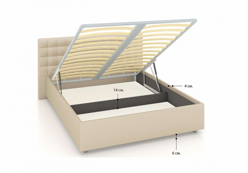 Комплект: Кровать Siena + Матрас VARIANT + Подъемный механизм