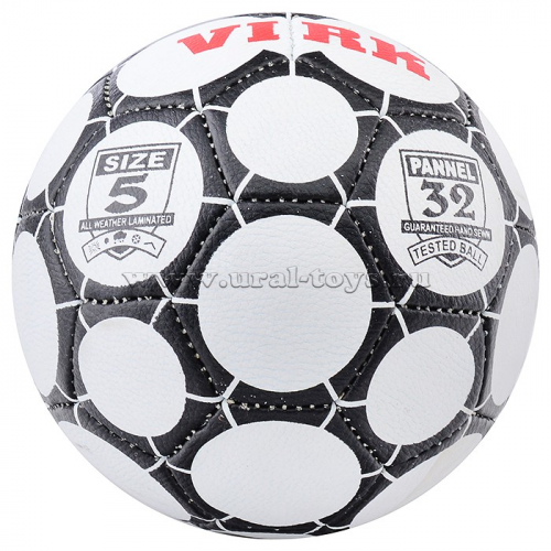 Мяч для игры в футбол размер №5 d21см, дл. окр. 68-70см. 100% полиуретан, 2-х слойное строение
