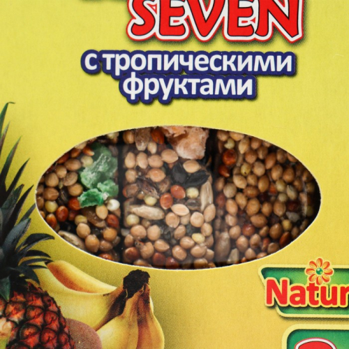 Палочки Seven Seeds для попугаев, тропические фрукты, 3, 90 г