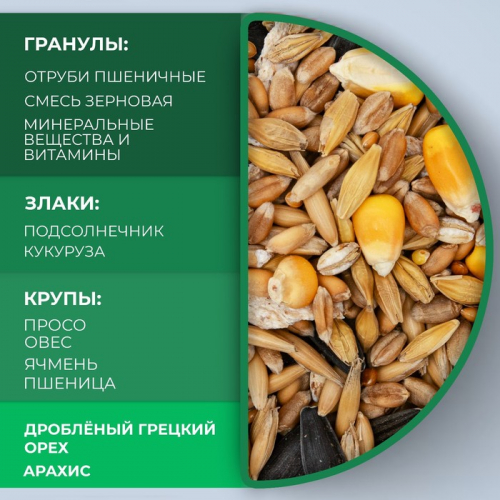 Кормовая смесь «Ешка» для хомяков, с орехами, 450 г
