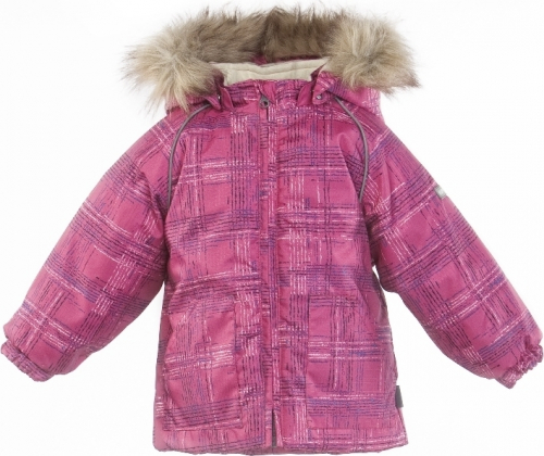Куртка для малышей VIRGO,фуксия с принтом 363, размер 80