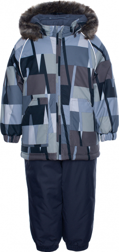 Комплект зимний Huppa Avery 41780030-92741 92741, khaki pattern/ dark gray