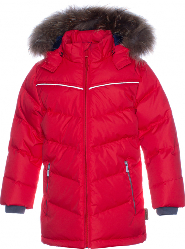 Куртка для мальчика MOODY 1, красный 70004, размер 134