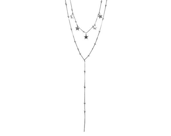 Колье из серебра без вставки, ТФК-46