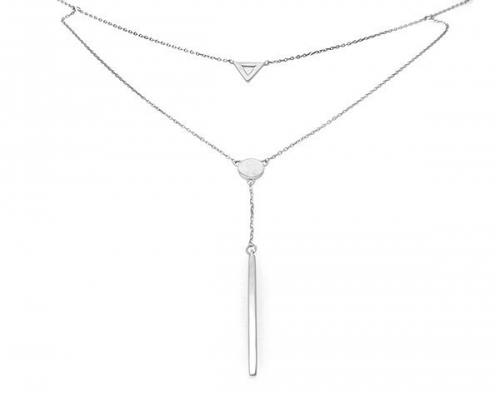 Колье из серебра без вставки, Ю-55005