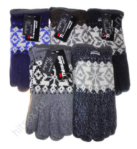 перчатки мужские теплые