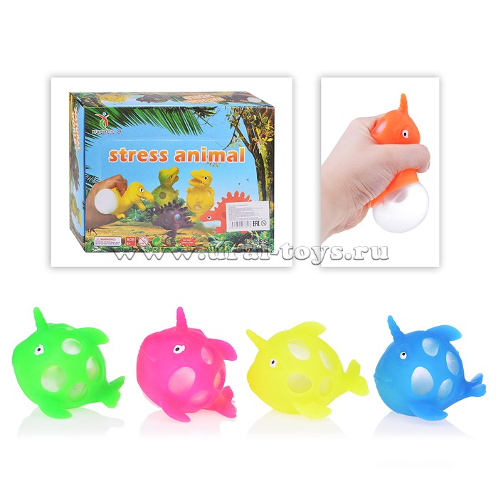 Игрушка-антистресс Кит в коробке