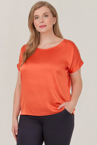 Блуза #233281Оранжевый