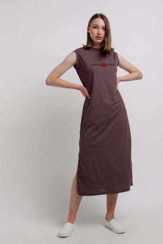 Платье ПТК-404 8012 (Красно-коричневый)