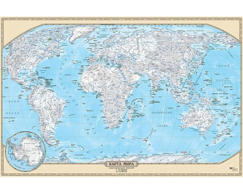 Карта-пазл. Большой пазл мира (по странам) 101х67см.