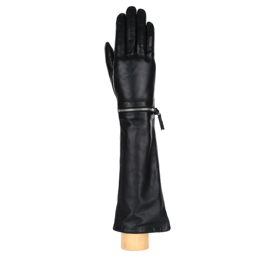 Кожаные удлиненные перчатки, 12.33-1 black