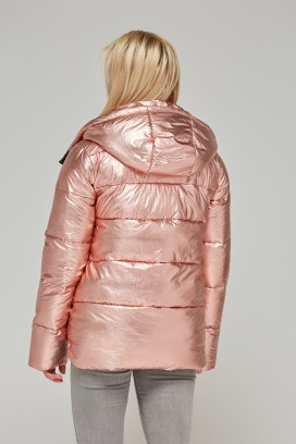 Mila Nova Куртка К-65 металлик Розовый