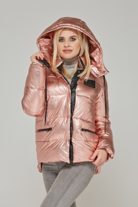 Mila Nova Куртка К-65 металлик Розовый