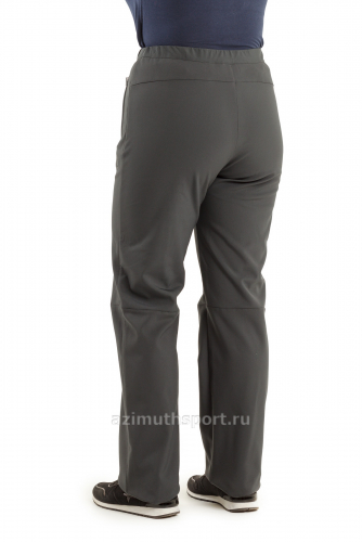 Женские брюки-виндстопперы на флисе Azimuth B 016-1 (БР) Темно-серый