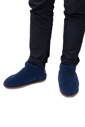 УГГИ UGG BOOTS WOOL цвет Индиго Подошва Эвапласт 8мм