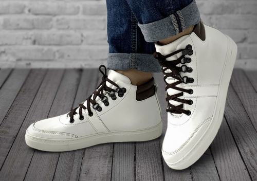 Ботинки женские Gorky Boots High2 белый (капровелюр)