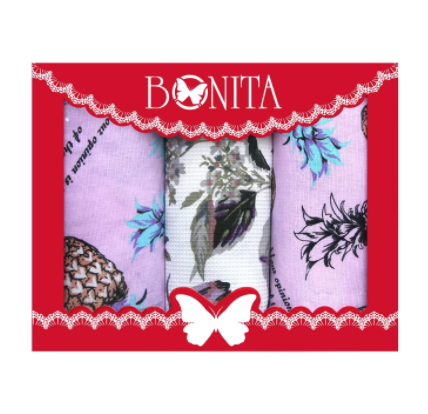 Подарочный набоиз 3х полотенец Bonita, Тропики 11010817520