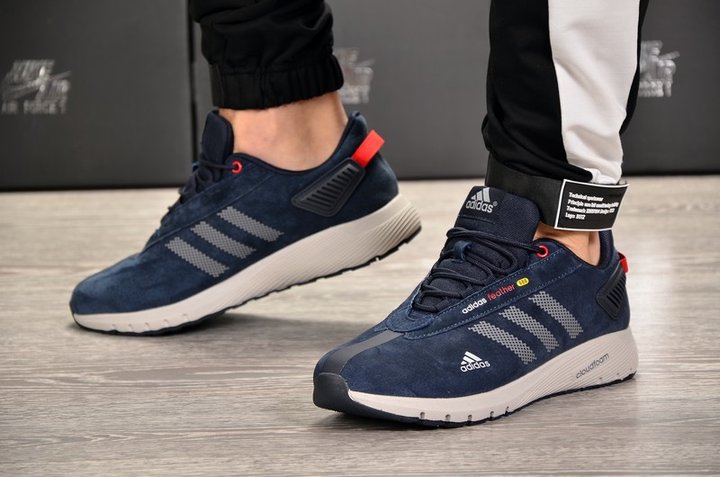 Sport + ADD DA012-3 Кроссовки син замша