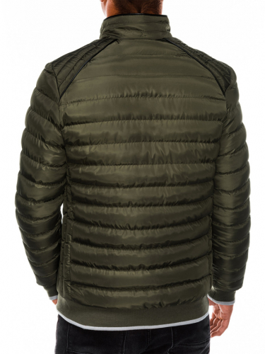 Куртка мужская зимняя стеганая C422 - зеленый