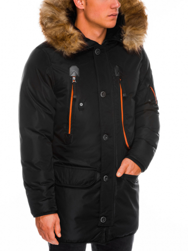 Куртка мужская зимняя parka C369 - черный