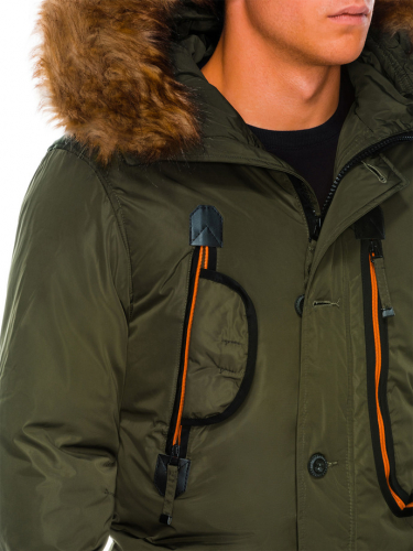 Куртка мужская зимняя parka C369 - хаки