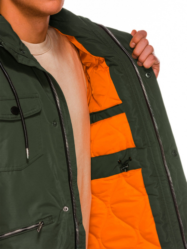 Куртка мужская зимняя parka C410 - оливково