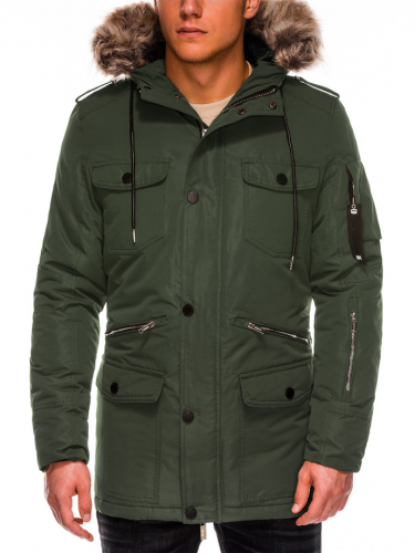 Куртка мужская зимняя parka C410 - оливково