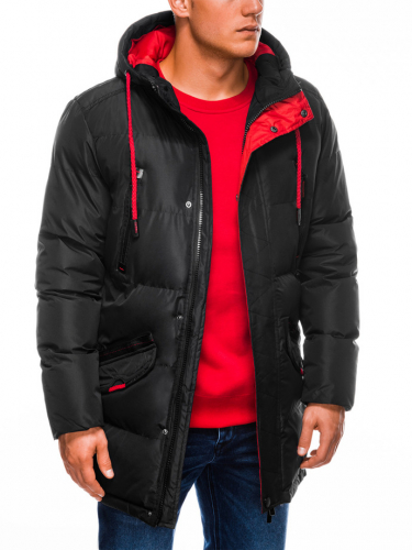 Куртка мужская зимняя стеганая C383 - черный