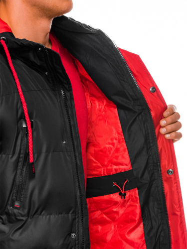 Куртка мужская зимняя стеганая C383 - черный