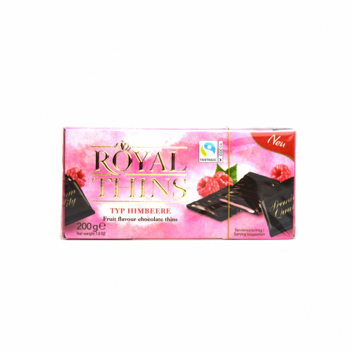Шоколадные плитки Royal Thins со вкусом малины.