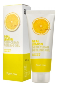 Пилинг-гель с лимоном FARMSTAY Real Lemon Deep Clear Peeling Gel 100мл