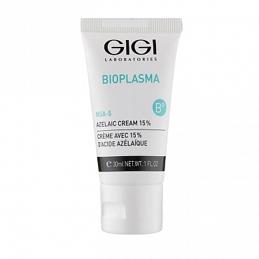 GIGI Крем с 15% азелаиновой кислотой для жирной проблемной кожи / Azelaic Cream BIOPLASMA 30 мл