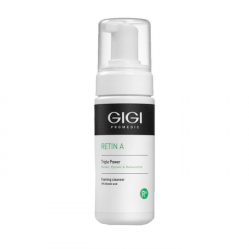 GIGI Мусс очищающий Тройная сила / RETIN A Triple Power Foaming Cleanser 120 мл