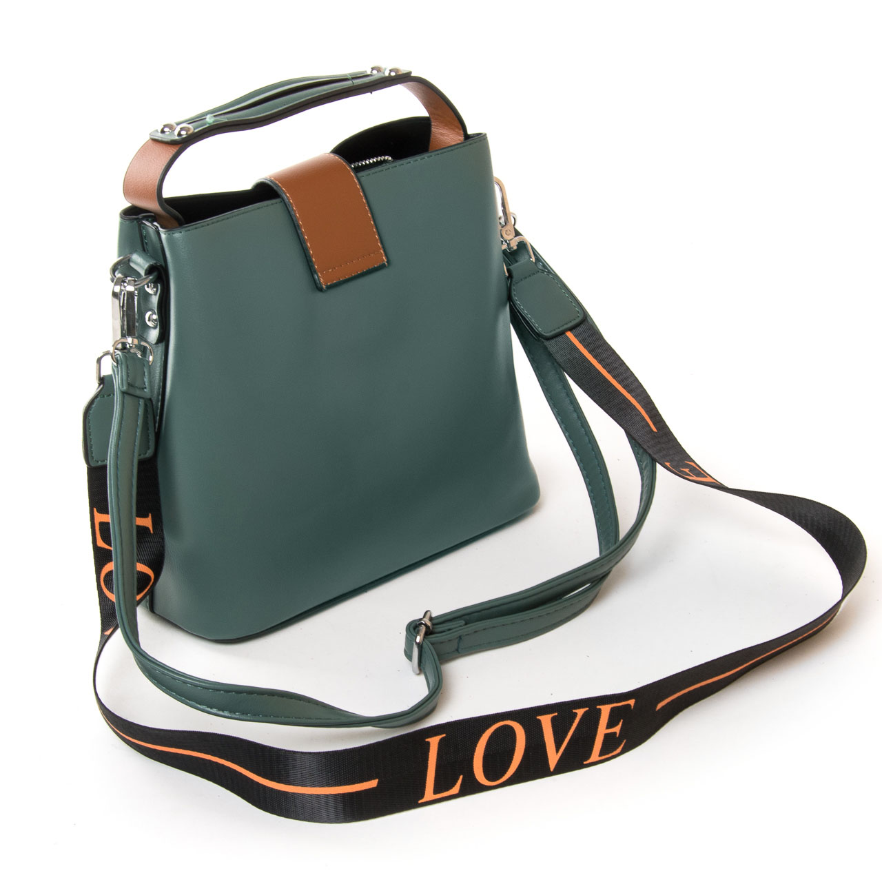 Сумка Женская Классическая иск-кожа FASHION 7-05 66052 green