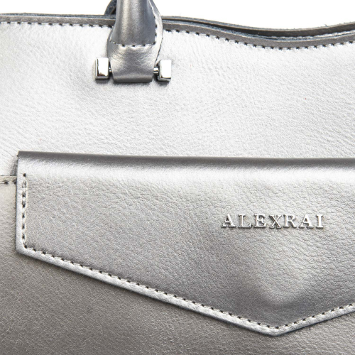 Сумка Женская Классическая кожа ALEX RAI 08-4 8857 grey Распродажа