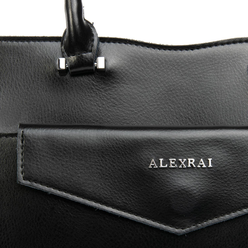 Сумка Женская Классическая кожа ALEX RAI 08-4 8857 black Распродажа