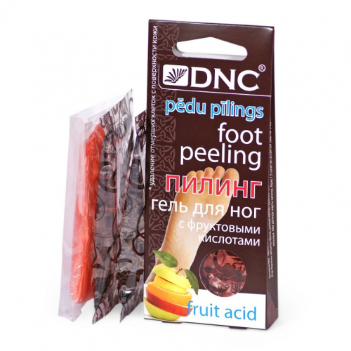 DNC Гель для ног с фруктовыми кислотами (пилинг) 2х20мл