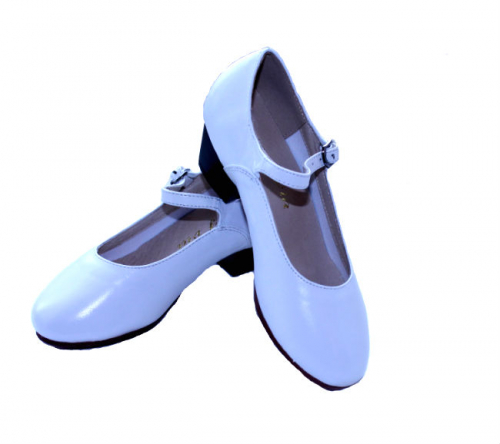 Е6076-11-1.5 Туфли для танцев белый